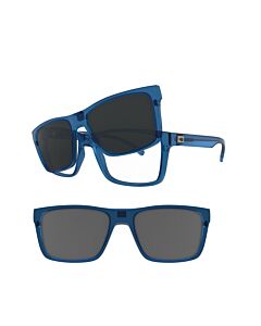 Óculos de Grau Hb Clip On Switch 0472 10104720722091 Azul Translúcido 