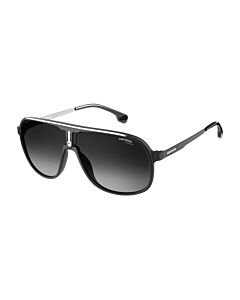 Óculos Solar Carrera 1007/s 0039o 62 Preto Fosco Lente Cinza Degradê 