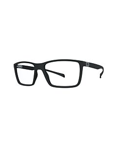 Óculos de Grau Hb Polytech 93136 10100880243010 Preto Fosco Logo Cinza 