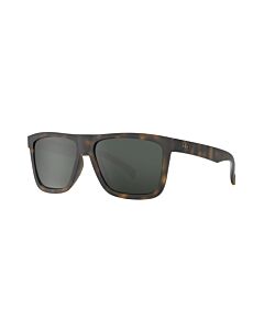 Óculos de Sol Hb Amped 10105050311006 Marrom Fosco Demi Lente Verde