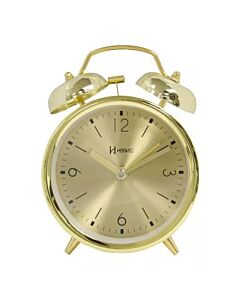 Relógio Despertador Herweg 2720-029 Metal Dourado