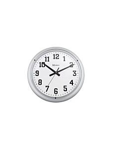 Relógio Parede Herweg 660129-070 Prata Grande 40cm