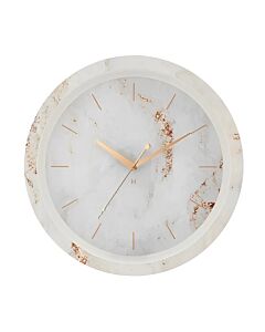 Relógio Parede Herweg 6847 165 Cinza Marmorizado 34,6cm