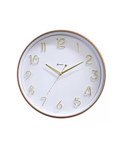 Relógio Parede Herweg Silencioso 6853-318 Dourado Fosco