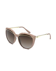 Óculos Solar Colcci Amelia C0153b5434 Nude Brilho Lente Marrom Degradê 