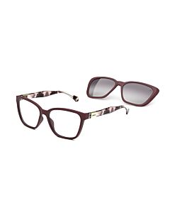 Óculos de Grau Colcci Bandy 3 C6149c6457 Marsala Clip On Polarizado  
