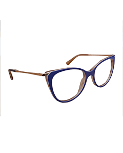 Óculos de Grau Ana Hickmann Ah6415xl H05 Azul Brilho 