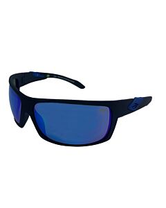 Óculos de Sol Mormaii Joaca 345a1412 Preto Fosco Lente Espelhada Azul