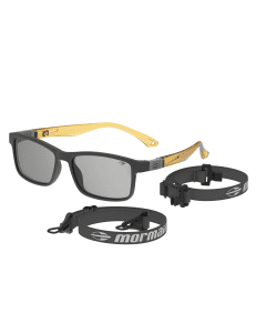 Óculos de Sol Infantil Mormaii Rocket Sun M0162dn509 Cinza Fosco Lente Cinza Espelhada 