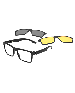 Óculos de Grau Mormaii Swap Ng 2 M6153a1456 Preto Fosco Clip On  