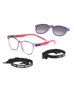 Óculos de Grau Infantil Mormaii Swap 2 M6154c8446 Roxo Translúcido
