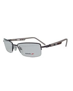 Óculos de Grau Speedo Haste 360 Sp1228 18g Grafite Brilho