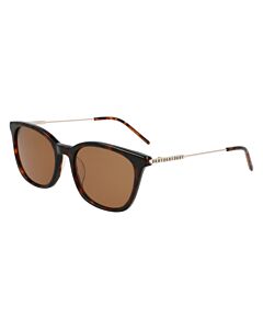 Óculos de Sol Dkny Dk708s 205 52 Marrom Brilho Havana Lente Marrom