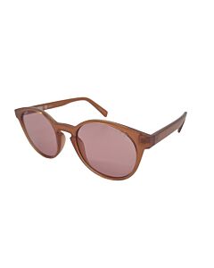 Óculos de Sol Evoke New Evk 20 Brg11 Marrom Translúcido Lente Rosa
