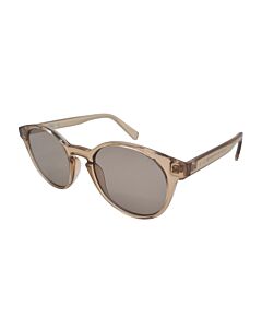 Óculos de Sol Evoke New Evk 20 Brj02 Nude Translúcido Lente Marrom
