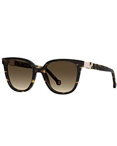 Óculos De Sol Carolina Herrera Her0297/s 086ha 53 Marrom Brilho Havana Lente Marrom Degradê