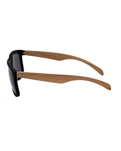 Óculos de Sol Hb Ozzie Preto Fosco Lente Cinza 10100260261001