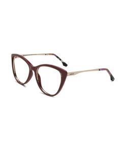Óculos de Grau Colcci Valentina C6114c2656 Bordo Brilho Dourado