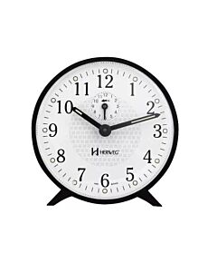 Relógio Despertador Herweg 2220 034 Mecânico Preto