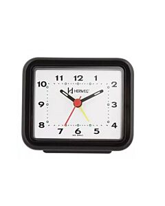 Relógio Despertador Herweg 2612 034 Preto Fluorescente