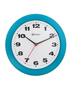 Relógio Parede Redondo Herweg 6103 267 Azul 21cm Quartz