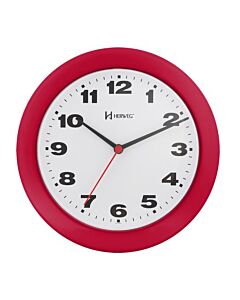 Relógio Parede Redondo Herweg 6103 269 Vermelho 21cm Quartz