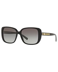 Óculos de Sol Versace Ve4357 Gb1/11 56 Preto Brilho 