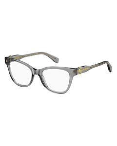 Óculos De Grau Marc Jacobs 767 Kb7 52 Fumê Translúcido