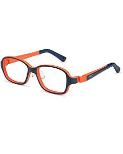 Armação De Óculos Infantil Nano Vista Replay Nao710242 Azul Fosco - Azul - 42