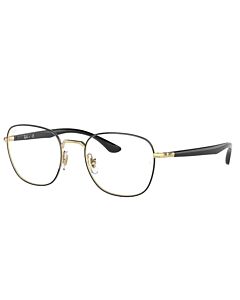 Óculos de Grau Ray Ban Rb6477 2991 51 Preto Brilho 