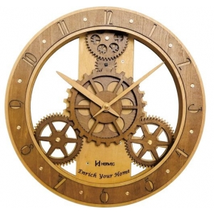 Relógio Parede Herweg 6486 296 Madeira 30cm